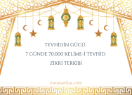 70 Bin Kelime-i Tevhid Nasıl Çekilir?